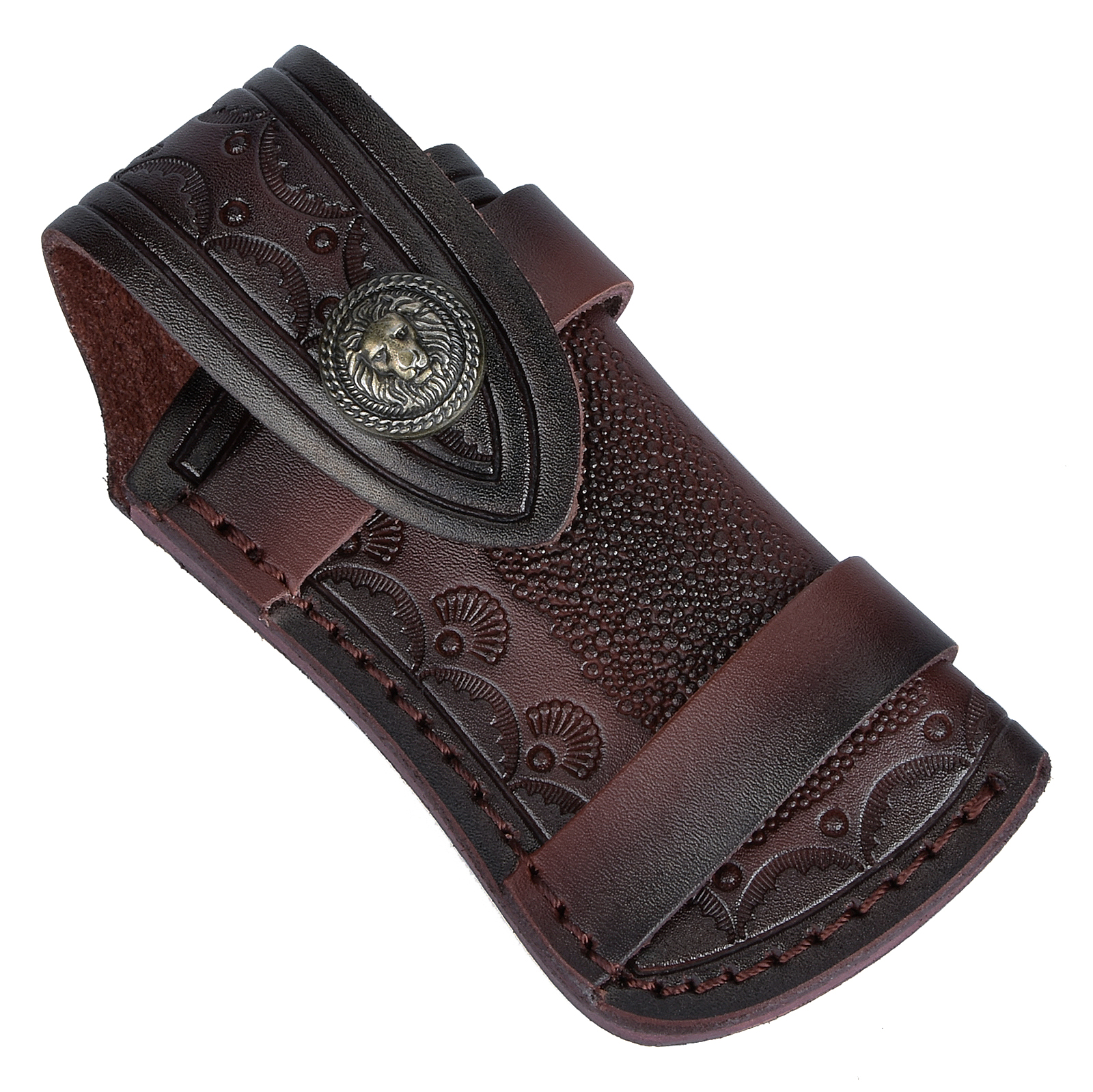 Leather Edc. Carry Pouch - Folding Knife Holder Outdoor Tool Belt