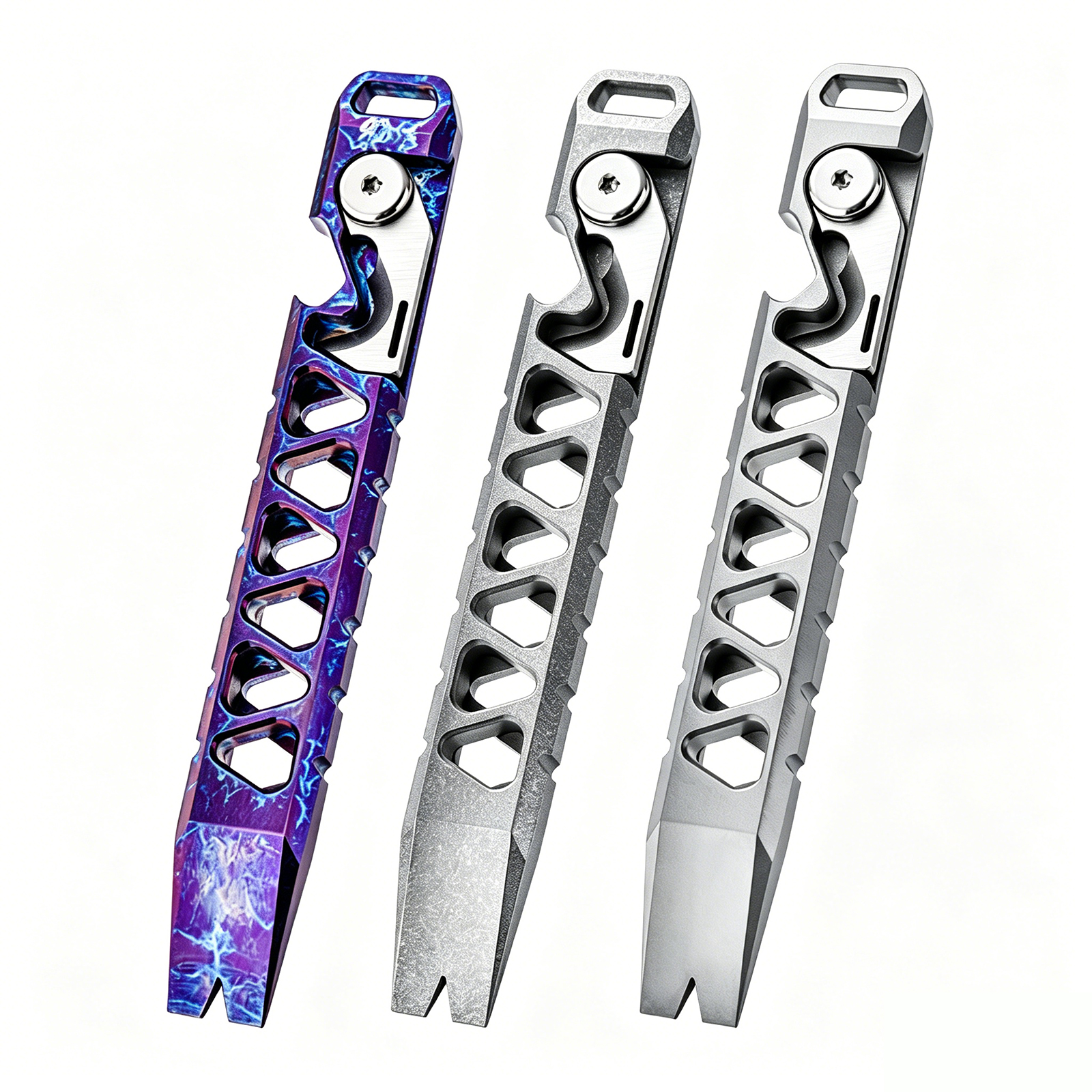 Edc Carry Co - TIBROMTACK Titanium Multi-Functional EDC Tool, Compact