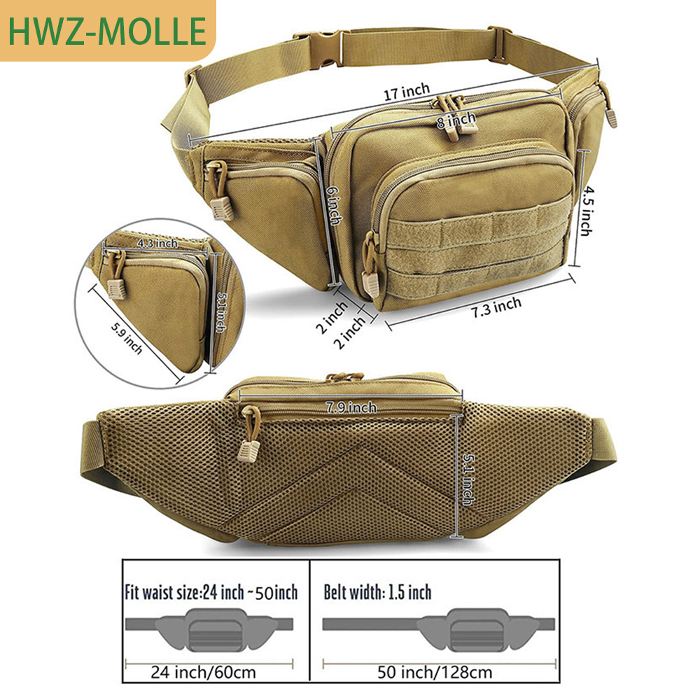 Tactical Molle Fanny Pack Wais – обзор и цена Edc Carry Fanny Pack
