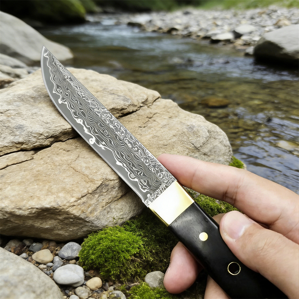 High Hardness Damascus Blade E – обзор и цена Edc Pocket Carry Fixed Blade