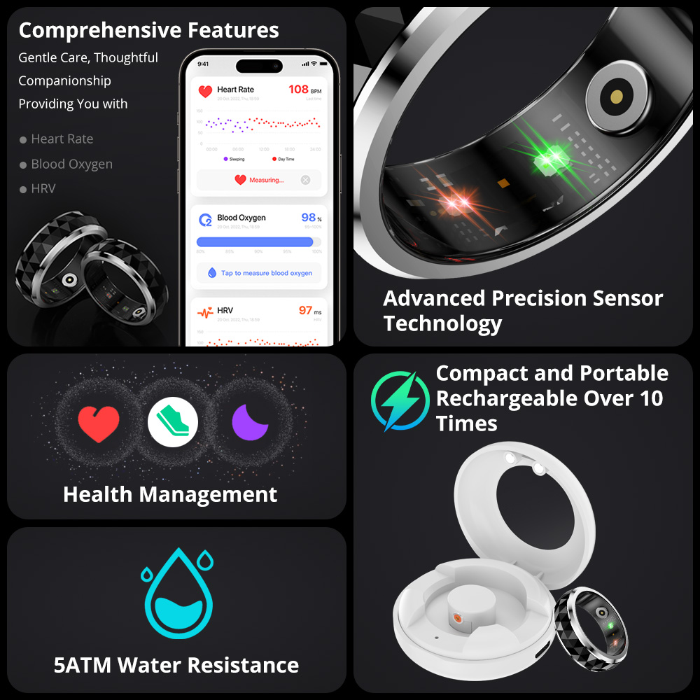 2024 COLMI R11 Smart Ring, Fid – обзор и цена Fidget Spinner Bearing