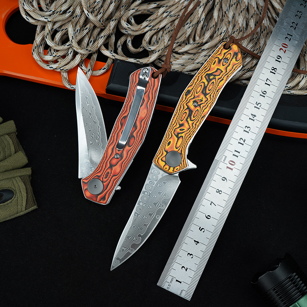 KS 4020 Damascus Knife Portabl – обзор и цена Edc Carry For Men