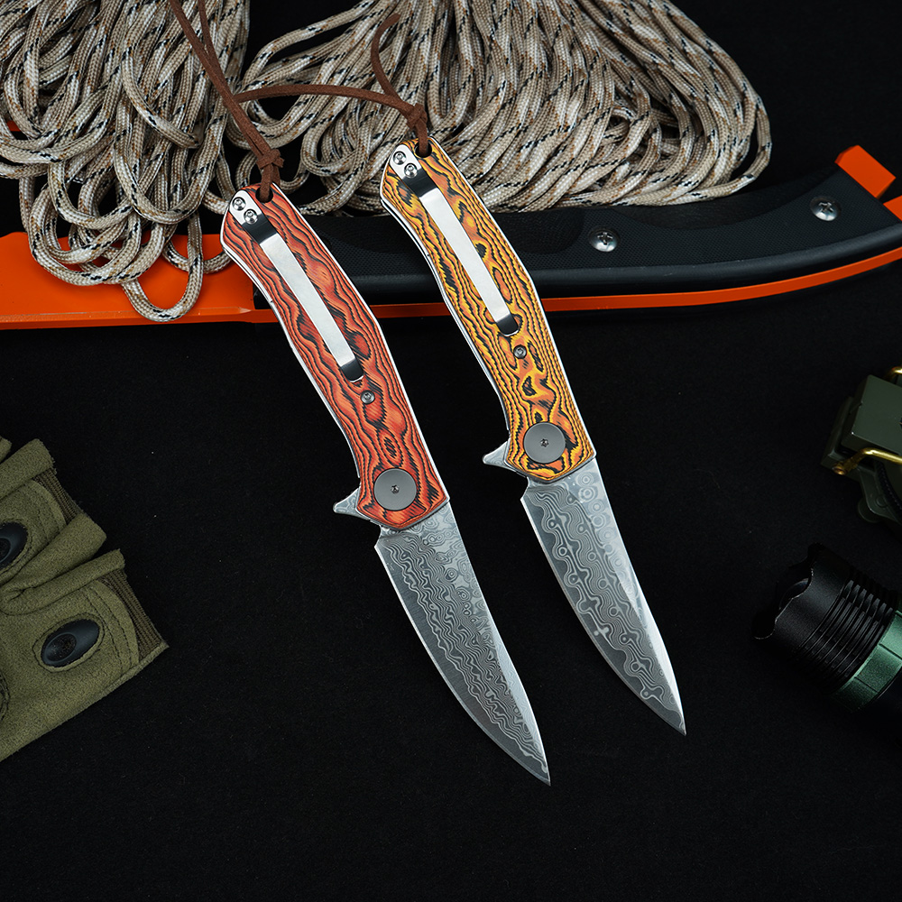 KS 4020 Damascus Knife Portabl – обзор и цена Edc Carry For Men
