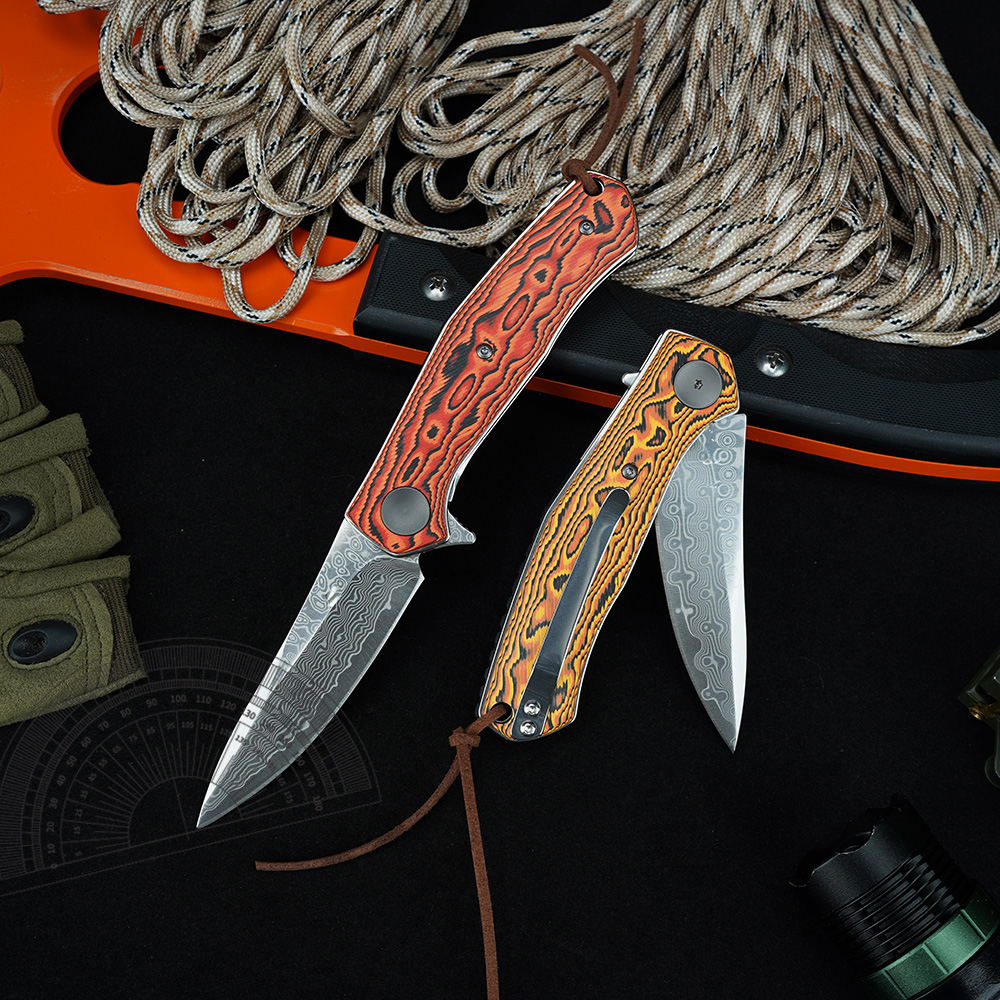 KS 4020 Damascus Knife Portabl – обзор и цена Edc Carry For Men