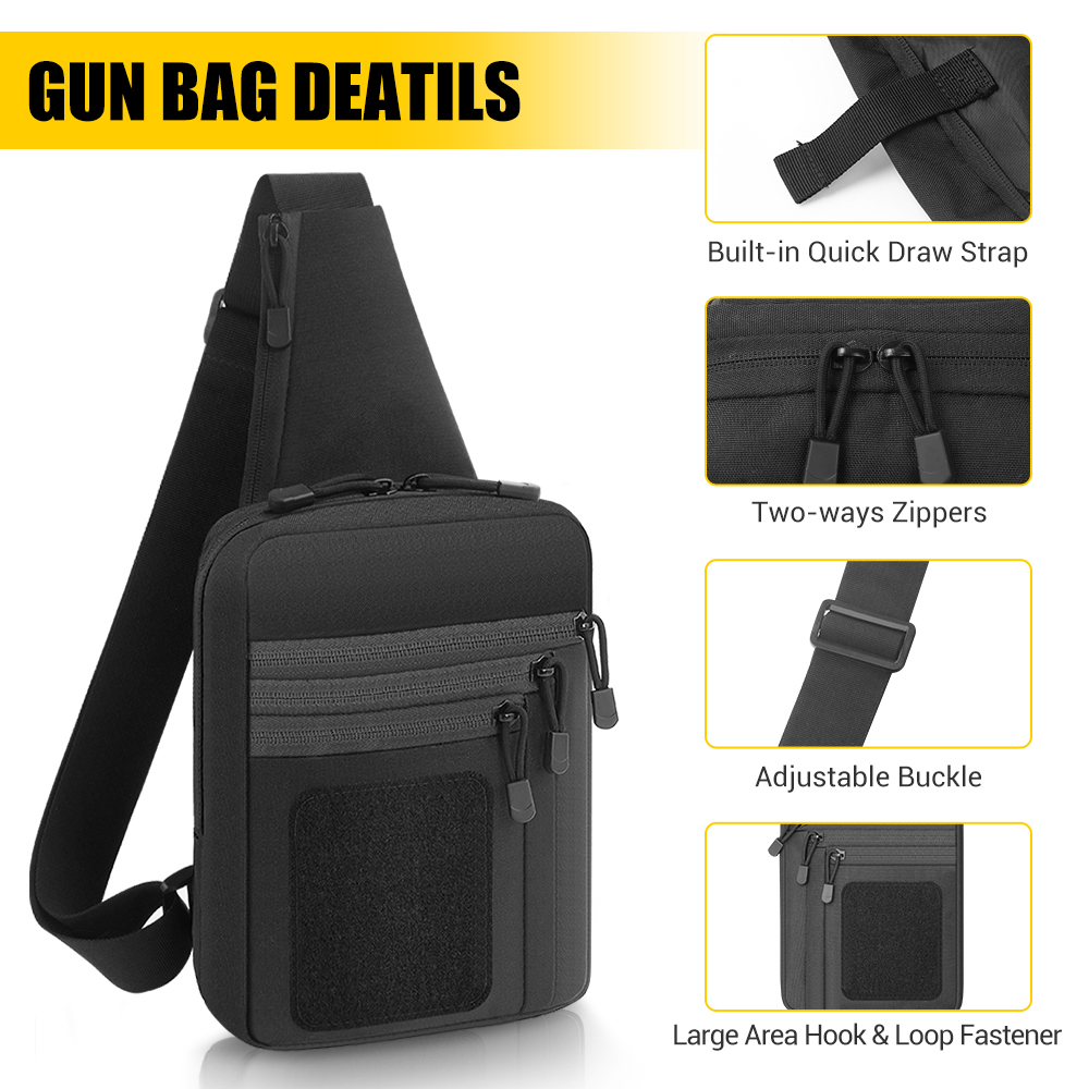 Tactical Pistol Gun Bag Concea – обзор и цена Edc Carry Bag For Pistol