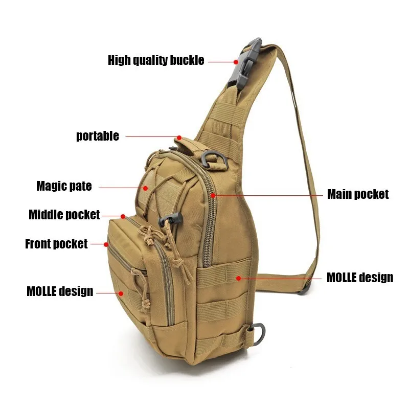 Military Tactical Sling Backpa – обзор и цена Edc Concealed Carry Bag