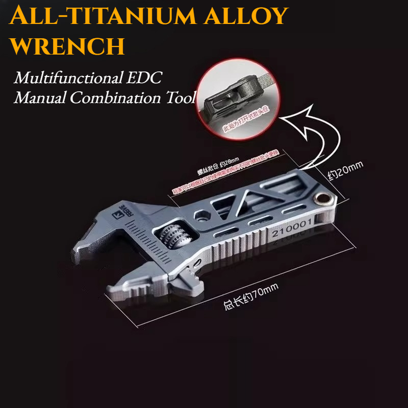 TC4 All-titanium Alloy Wrench  – обзор и цена Edc Carry Pliers