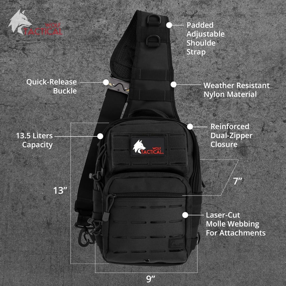 EDC Sling Bag for Men - Concea – обзор и цена Edc Concealed Carry Bag