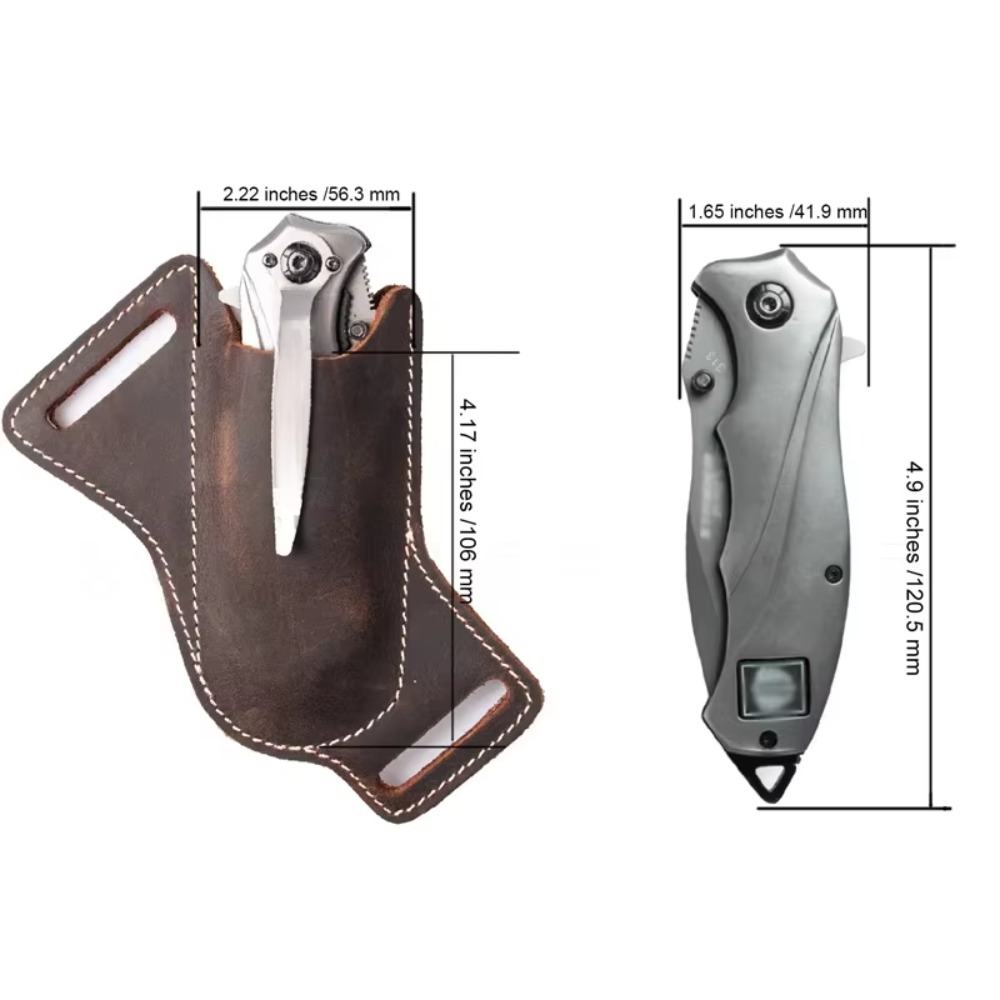 Premium Rugged Leather Knife S – обзор и цена Edc Carry Clip