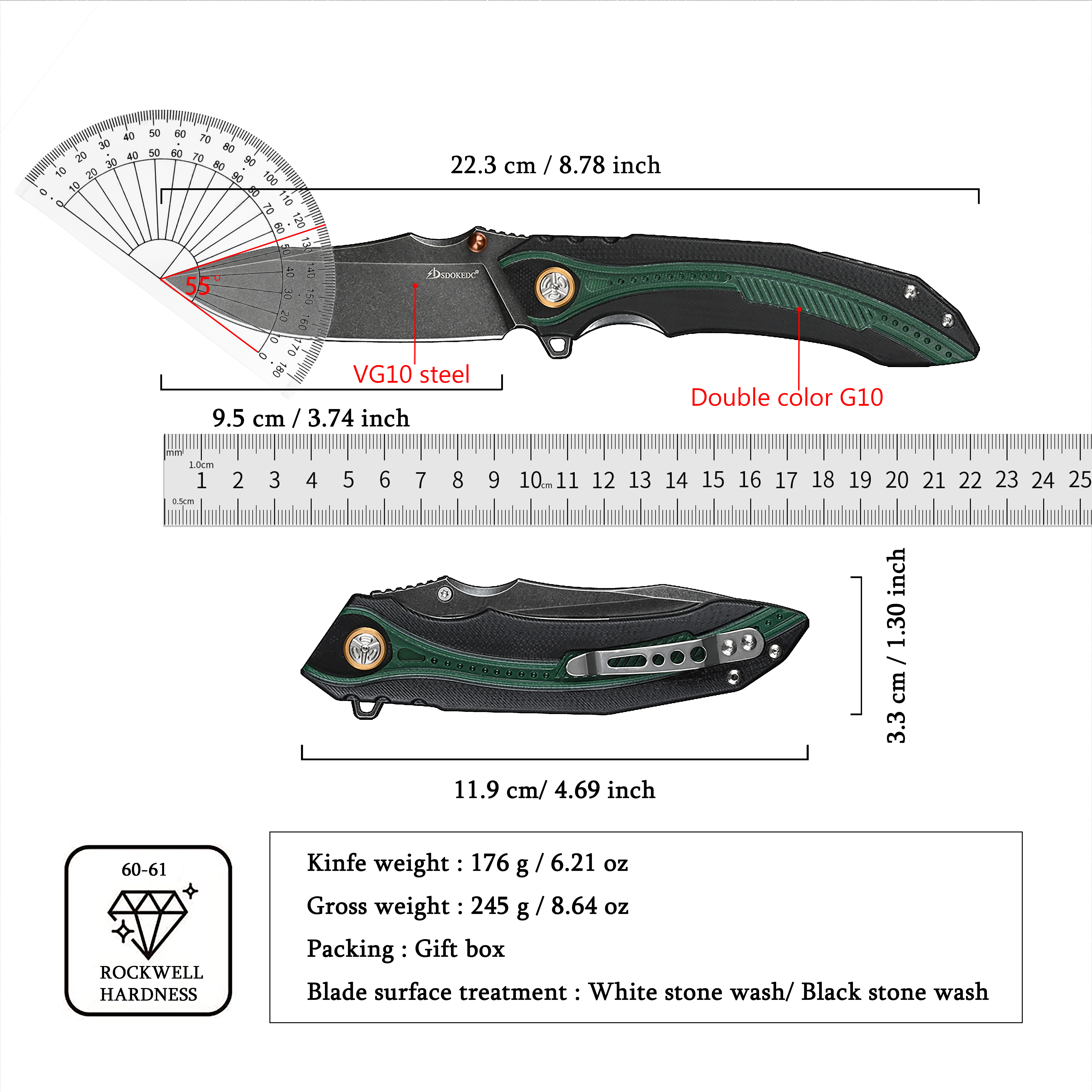 Premium SDOKEDC Foldable EDC U – обзор и цена Edc Carry For Men