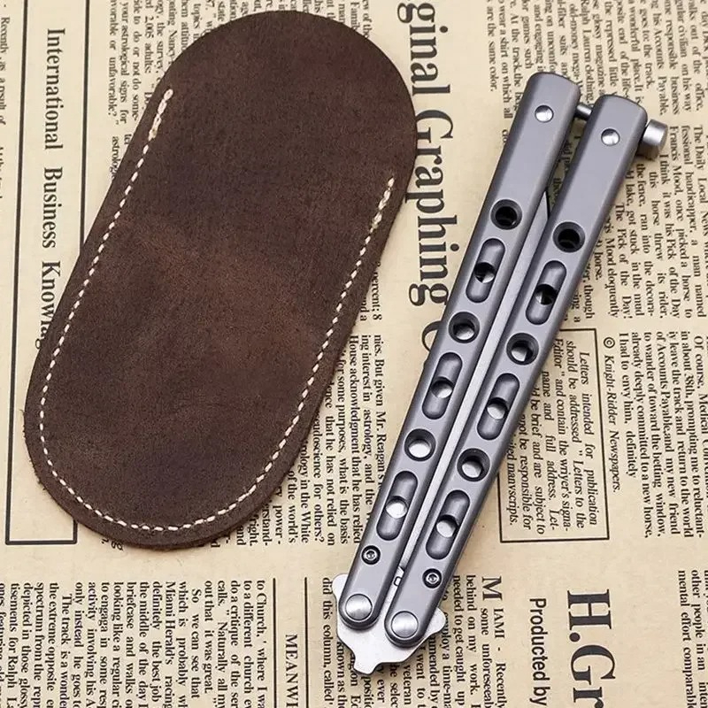 Leather small knife cover carr – обзор и цена Edc Carry Clip