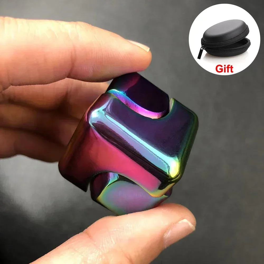 Metal Cube Rotating Fingertip  – обзор и цена Fidget Spinner Bearing