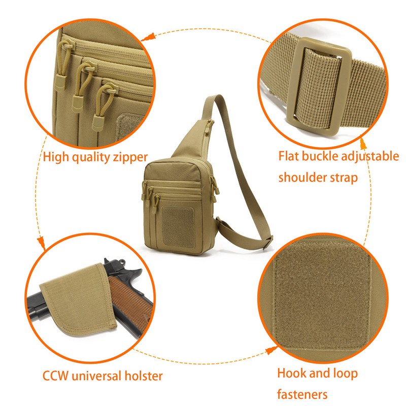 EDC 1000D Tactical Chest Bag P – обзор и цена Edc Carry Bag For Pistol