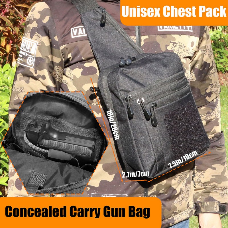 New Tactical Chest Bag Pistol  – обзор и цена Edc Carry Bag For Pistol