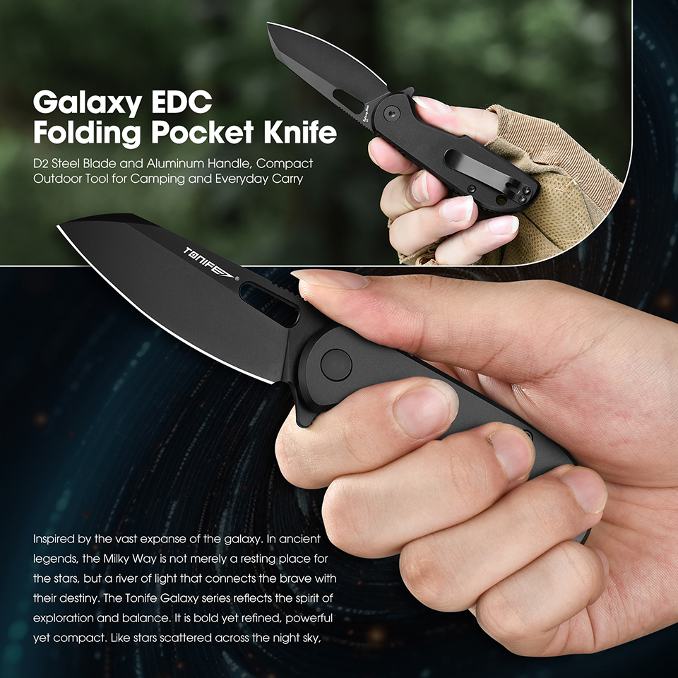 TONIFE Galaxy Mini CKT9205 Fol – обзор и цена Everyday Carry (Edc) Knife