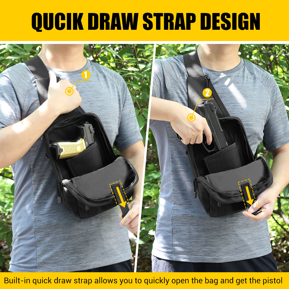 Tactical Pistol Gun Bag Concea – обзор и цена Edc Carry Bag For Pistol