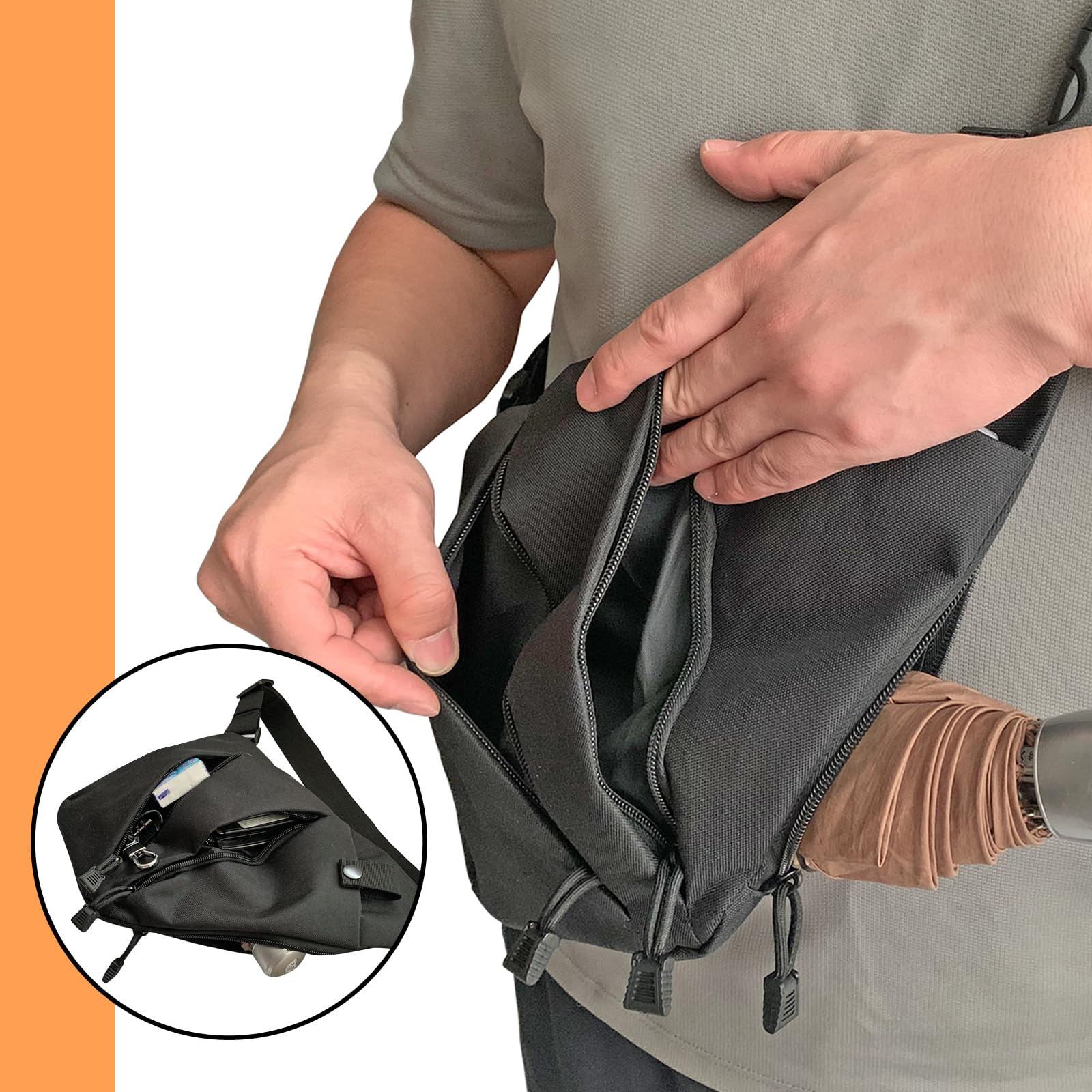 Tactical Crossbody Sling Bag E – обзор и цена Edc Carry Bag For Pistol