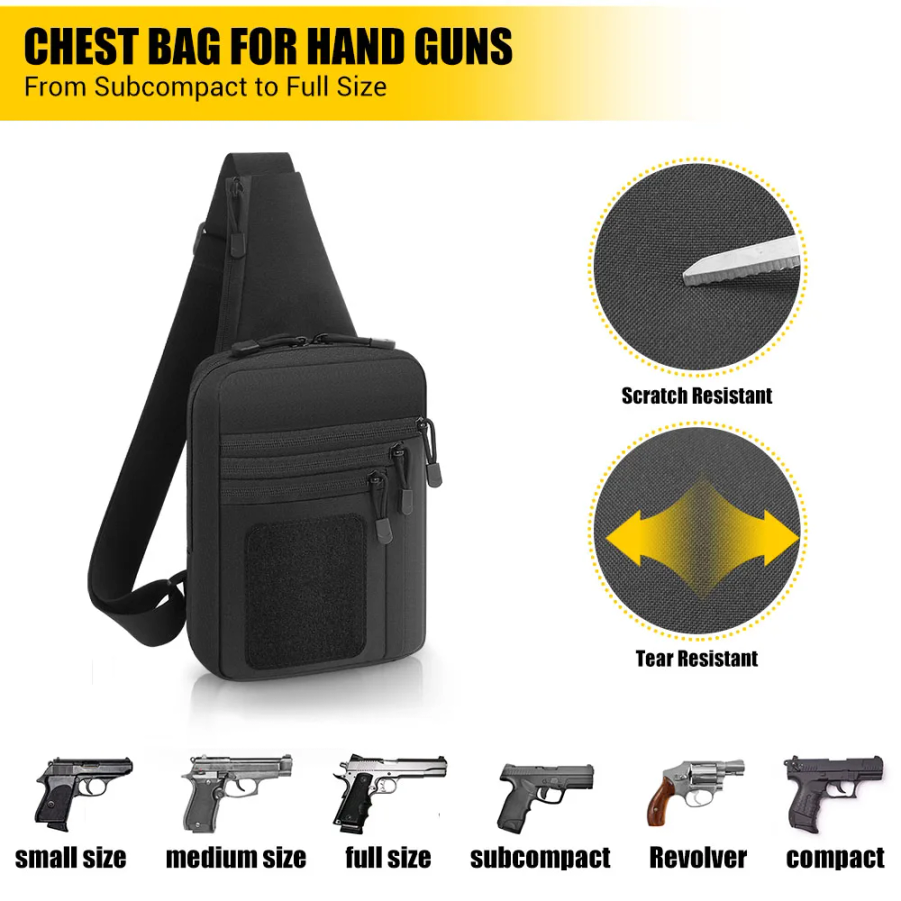 CAOX Tactical Pistol Gun Bag C – обзор и цена Edc Concealed Carry