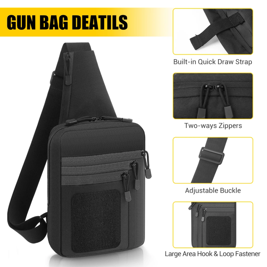 CAOX Tactical Pistol Gun Bag C – обзор и цена Edc Concealed Carry