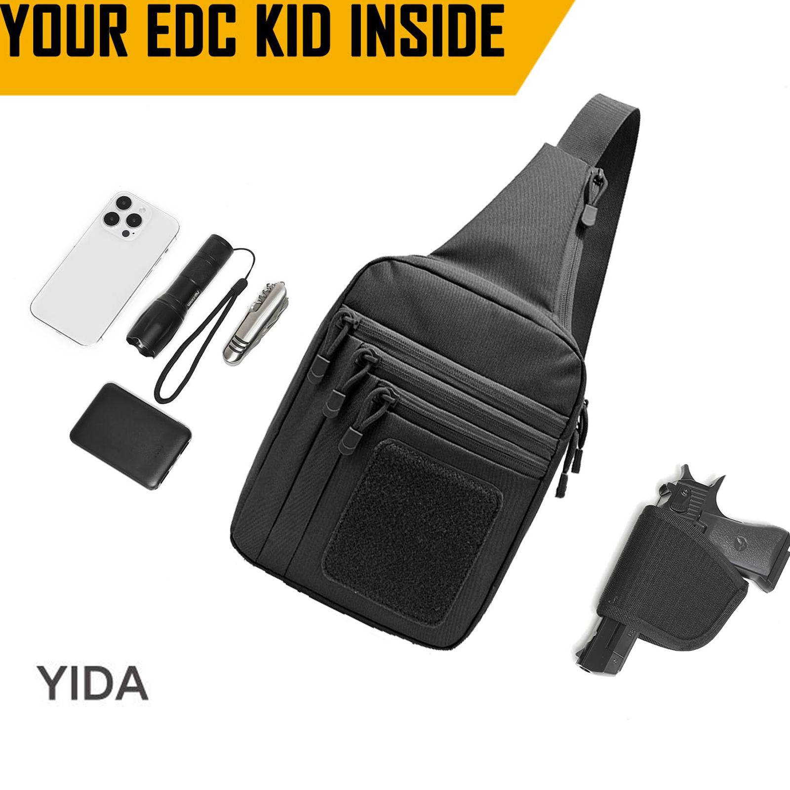 Concealed Carry Crossbody Bag  – обзор и цена Edc Everyday Carry