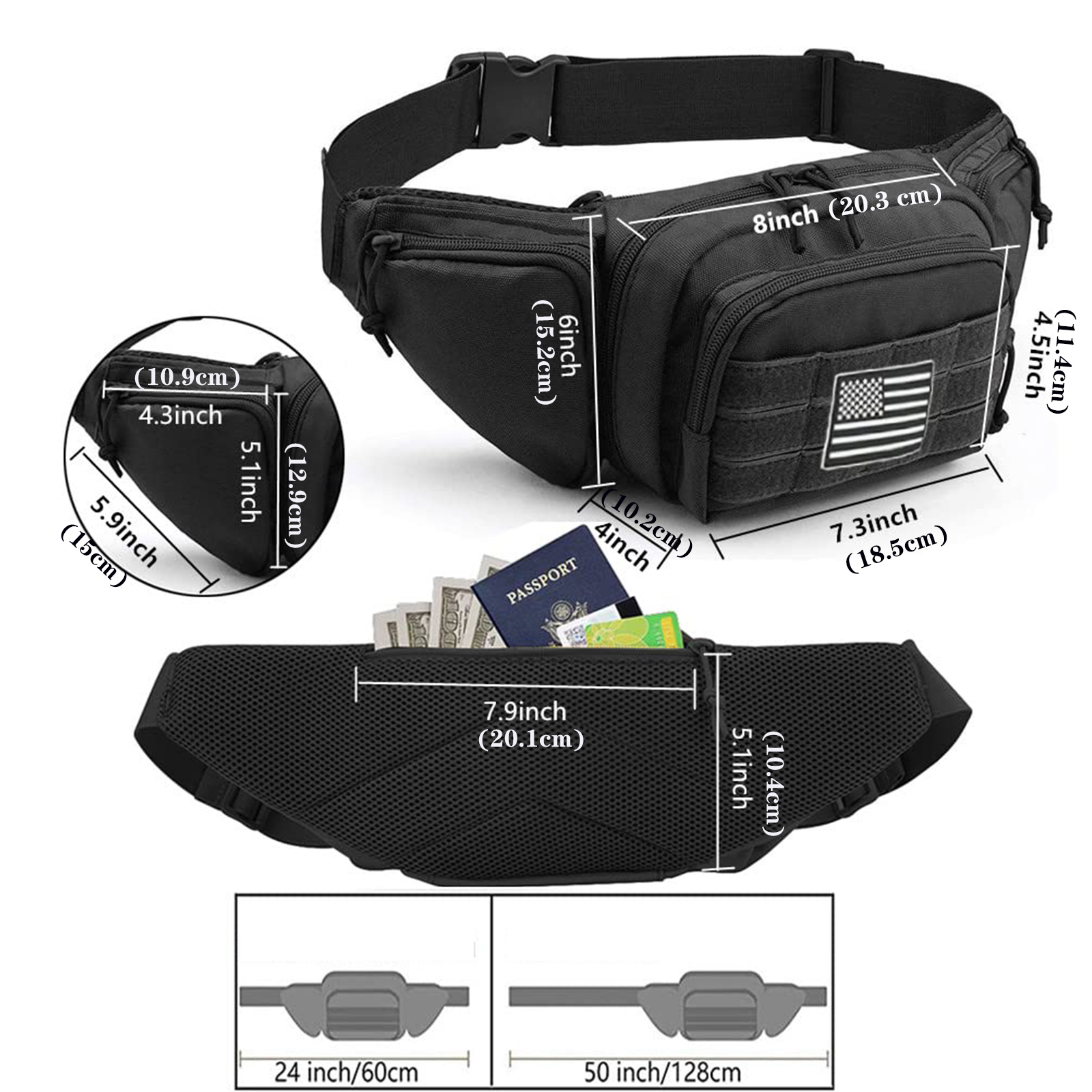 Tactical Fanny Pack Gun Holste – обзор и цена Edc Carry Fanny Pack